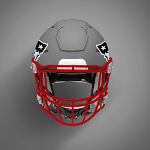 橄榄球头盔智能高分辨率