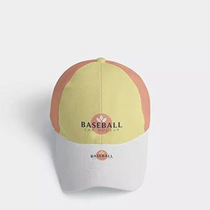 棒球帽外观设计样机模板