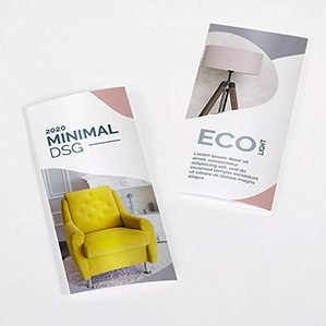 双折页家具产品手册设计