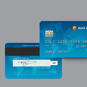 银行卡/信用卡正面设计
