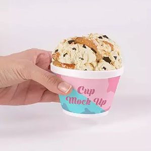 冰淇淋纸杯图案设计