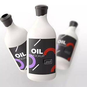 油品塑料瓶外观设计效果