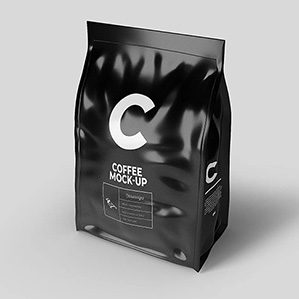 咖啡豆袋子包装设计样机