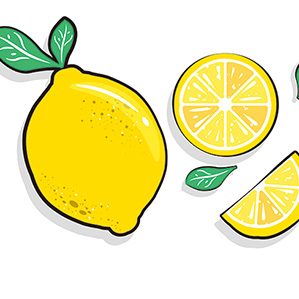 新鲜柠檬水果夏季流行