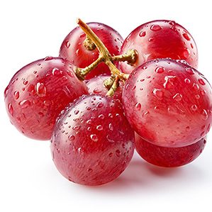 成熟的红色葡萄