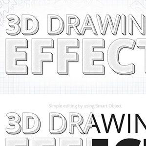 3D技术绘图文字效果样机